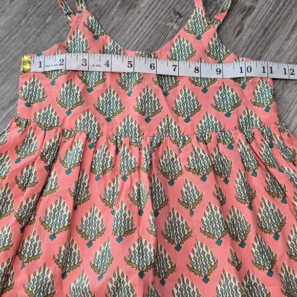 Yo Baby Pink Floral Spring Summer Dress Girl's 5 - Picture 6 of 9